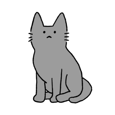 猫 -グレー-